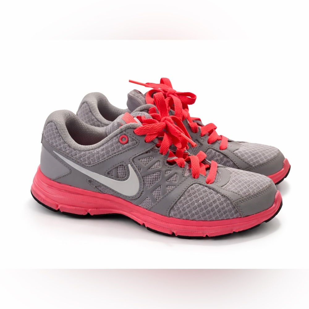 Nike Gray and Pink Women's Sneakers